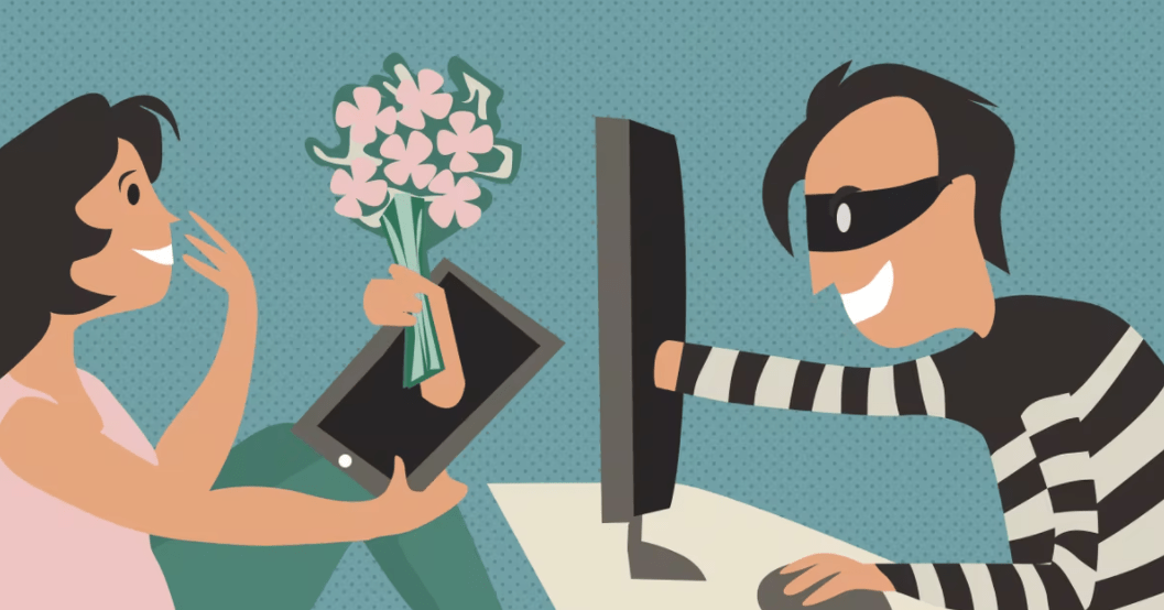 Cyber crime on online dating website and app