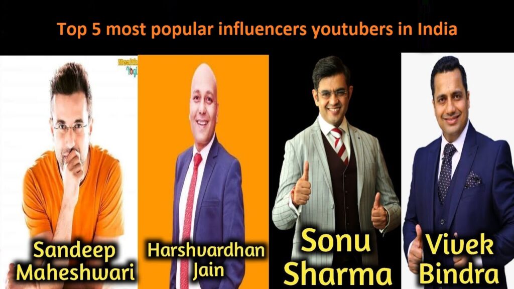 Top 5 most popular influencers youtubers in India 1 Popular Influencers Youtubers In India