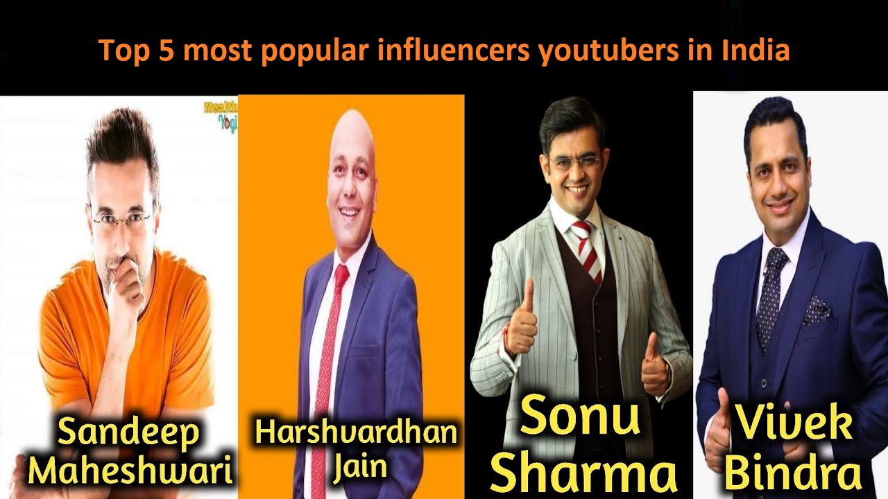 Popular Influencers Youtubers In India